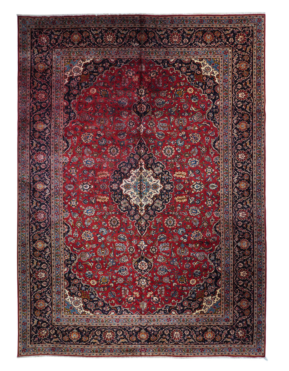 Vintage Kashan Rug 10'8'' x 14'3''