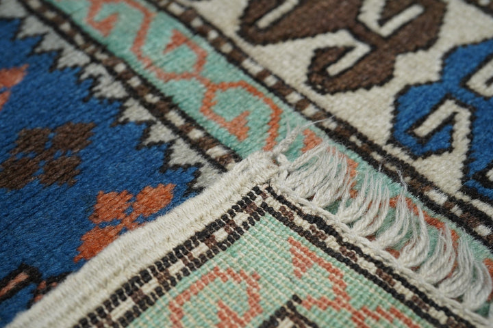 Vintage Caucasian Rug 3'6'' x 6'9''