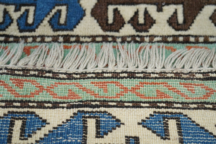 Vintage Caucasian Rug 3'6'' x 6'9''