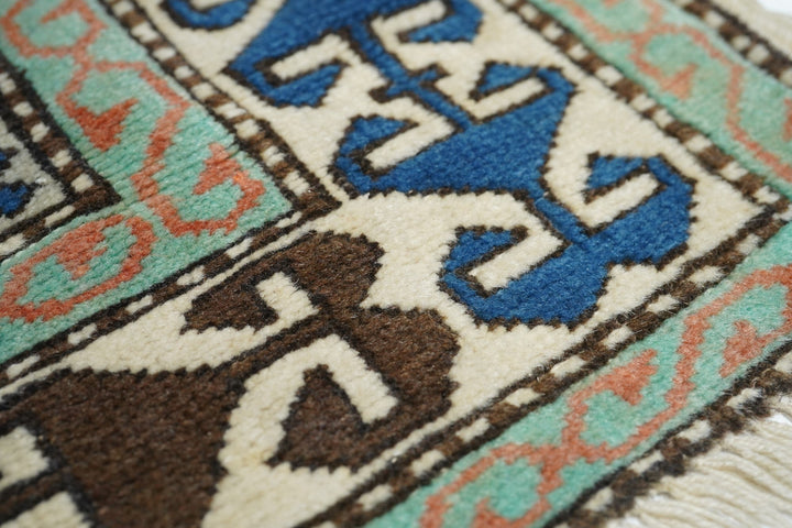 Vintage Caucasian Rug 3'6'' x 6'9''