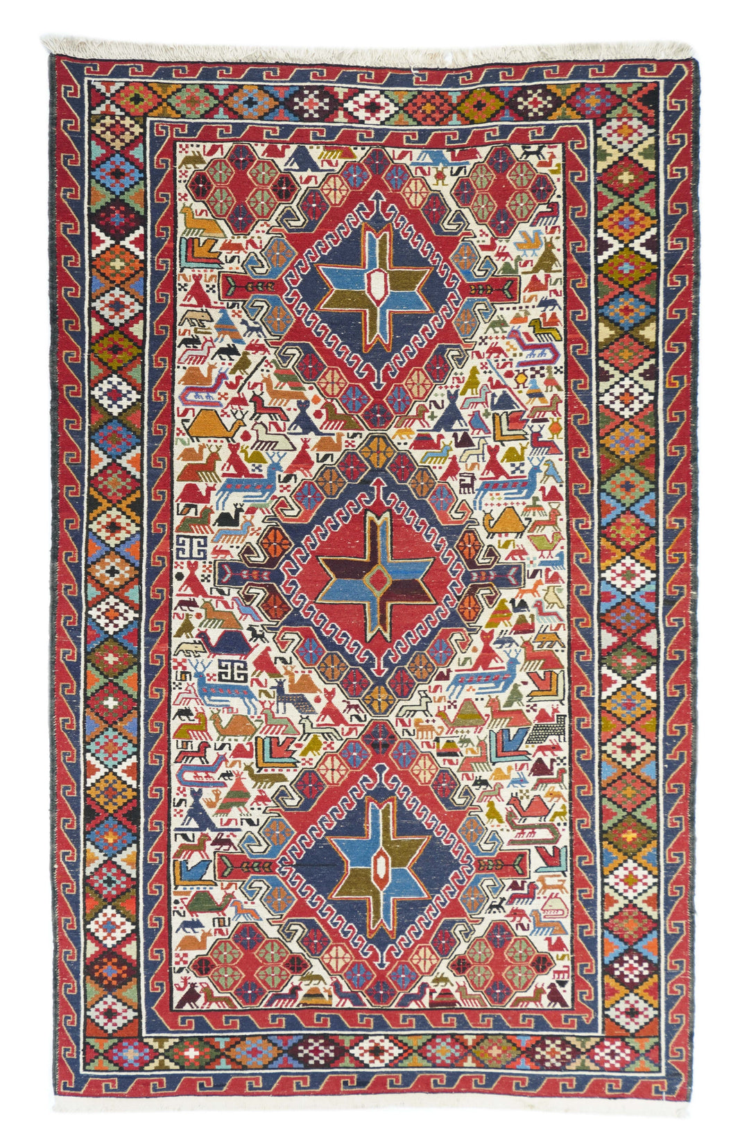 Vintage Sumak Rug 4' x 6'7''