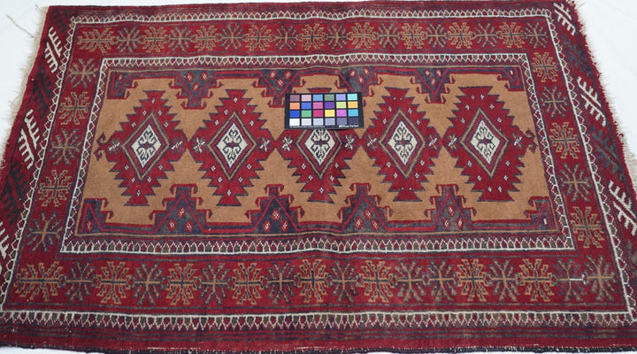 Vintage Turkmen Rug 2'10'' x 3'10''