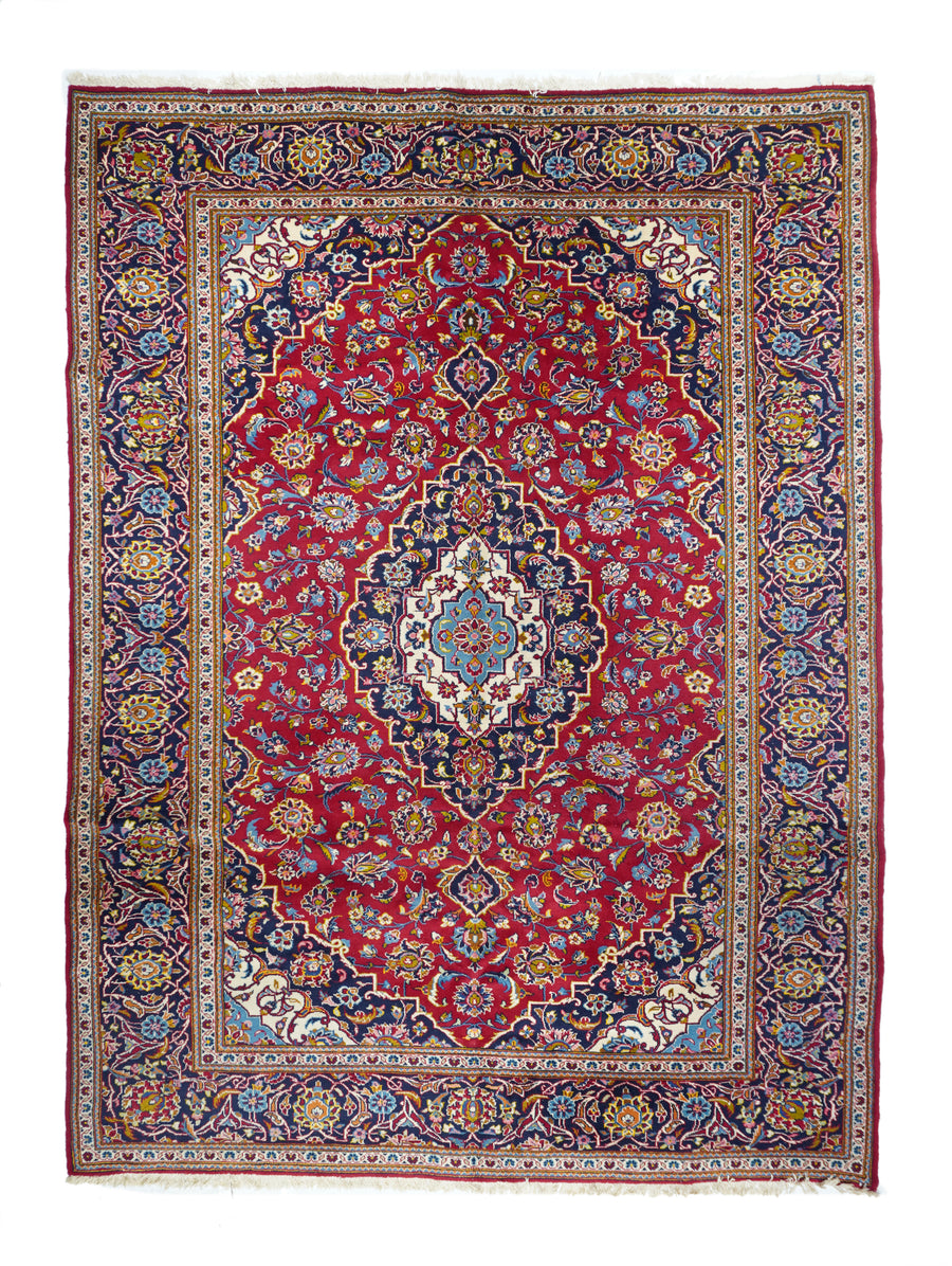 Vintage Persian Kashan 8' x 11'4''