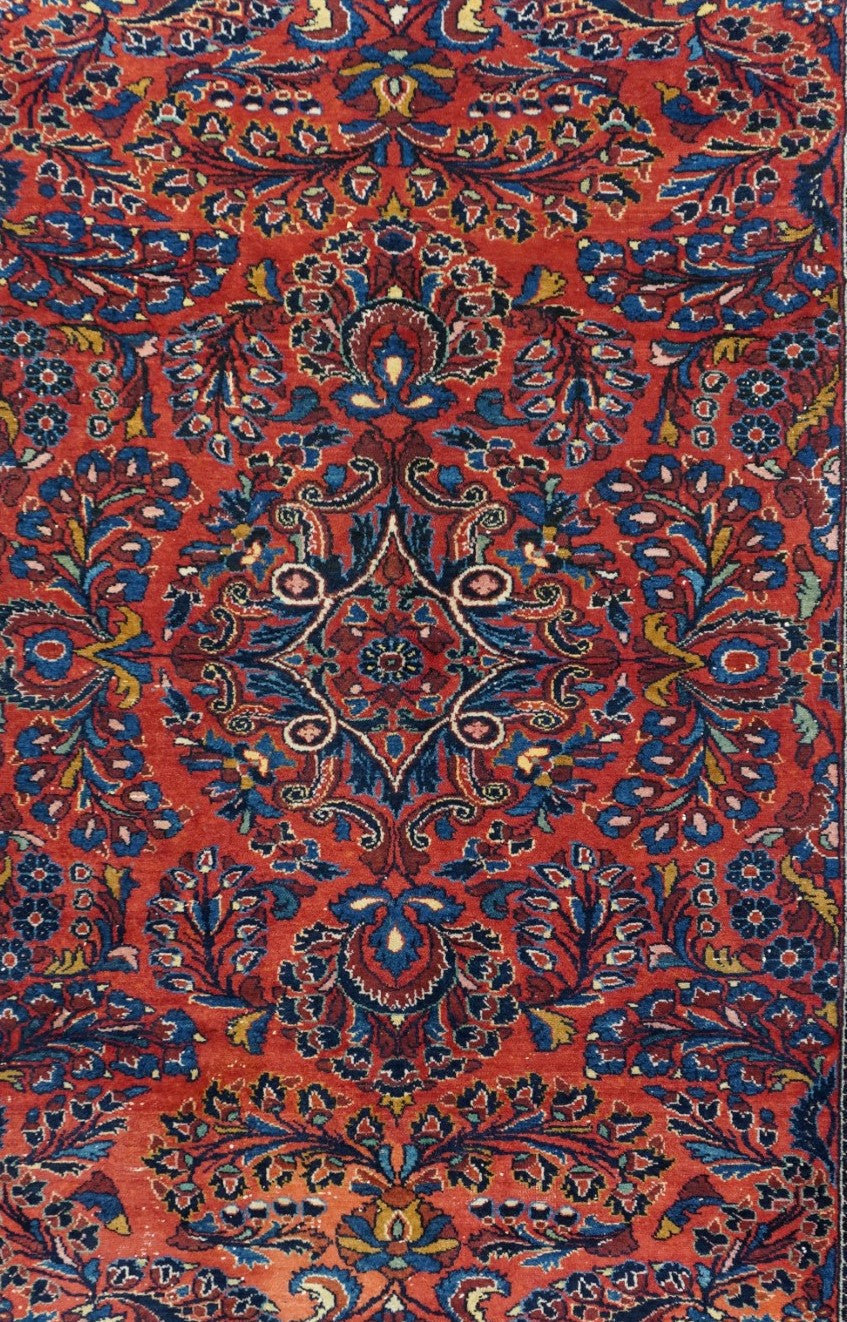 Antique Lillihan Rug 5'3'' x 6'6''