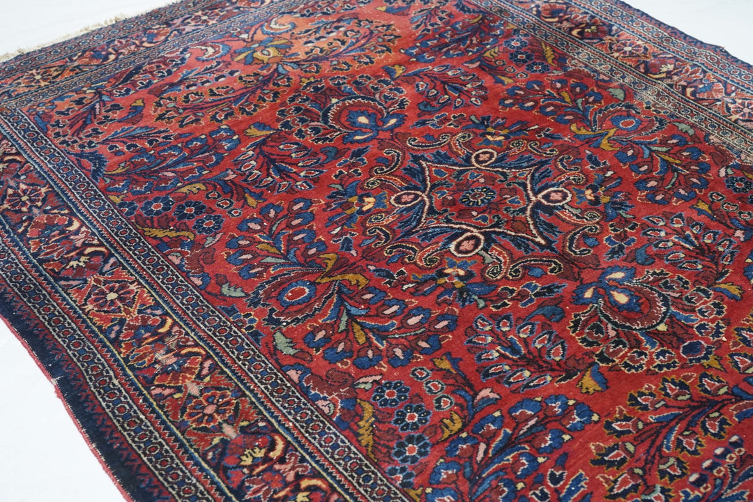 Antique Lillihan Rug 5'3'' x 6'6''