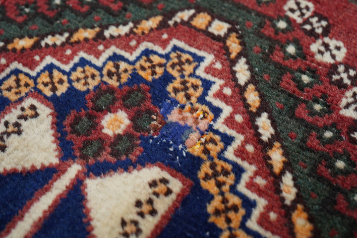 Vintage Qashqai Rug 5' x 6'11''