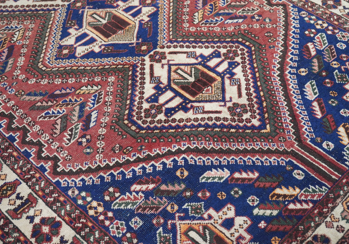 Vintage Qashqai Rug 5' x 6'11''