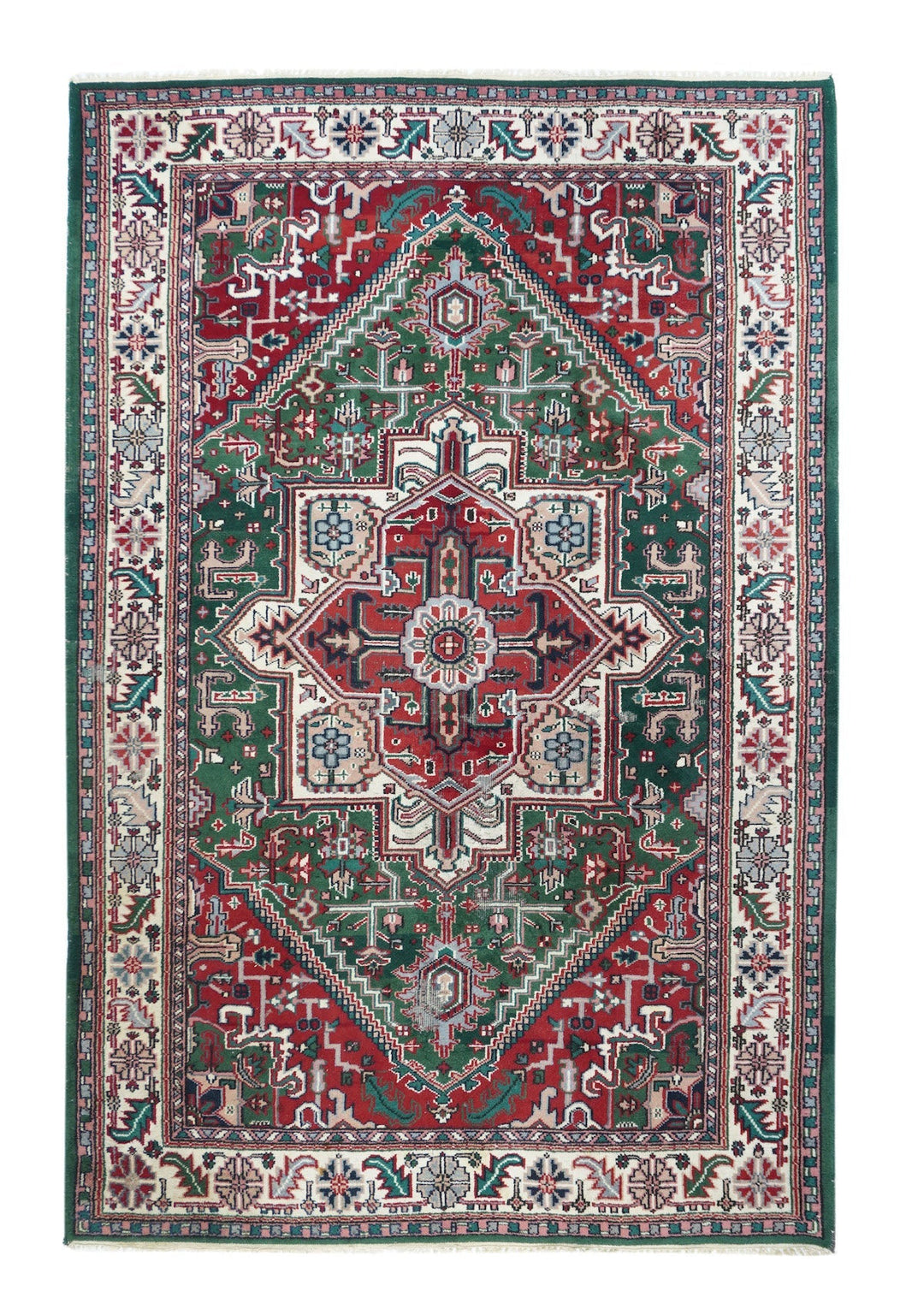 Indian Heriz Rug 6'1'' x 9'1''