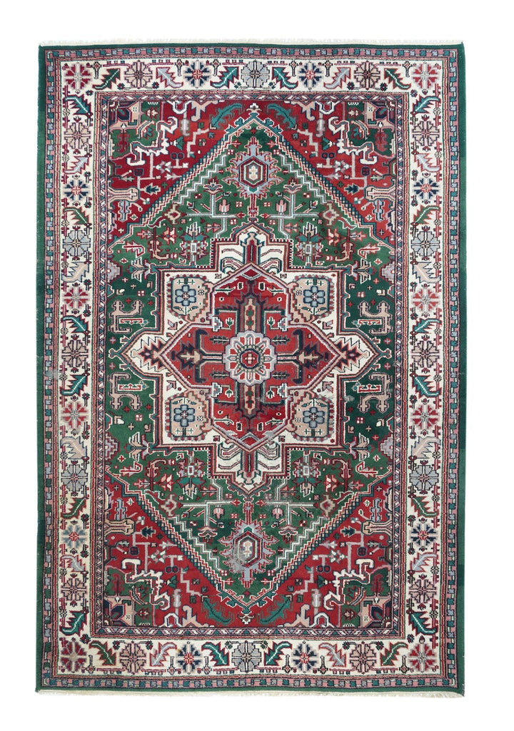 Indian Heriz Rug 6'1'' x 9'1''