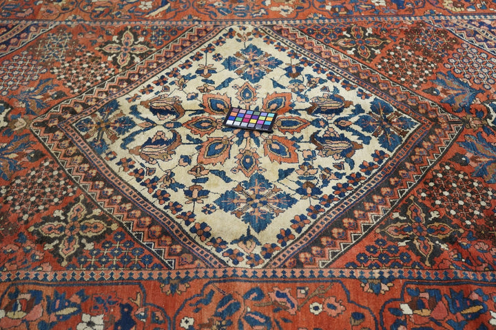 Antique Baktiari Rug 6'4'' x 9'6''