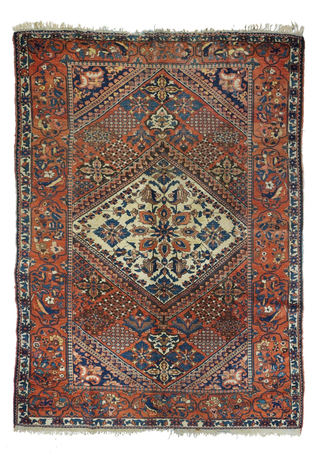 Antique Baktiari Rug 6'4'' x 9'6''