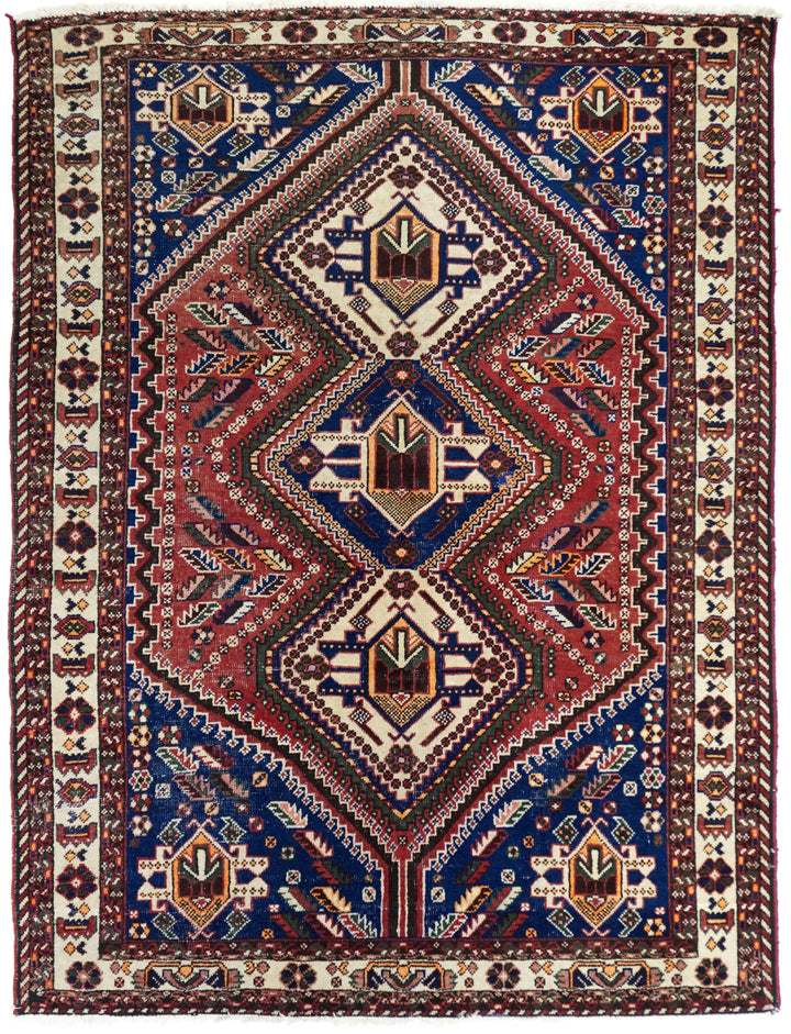 Vintage Qashqai Rug 5' x 6'11''