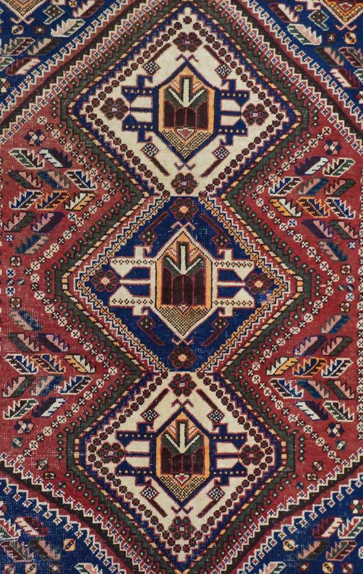 Vintage Qashqai Rug 5' x 6'11''