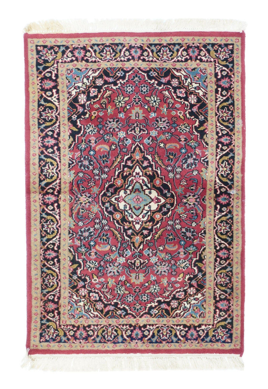 Indian Kashan Rug 3' x 4'7''