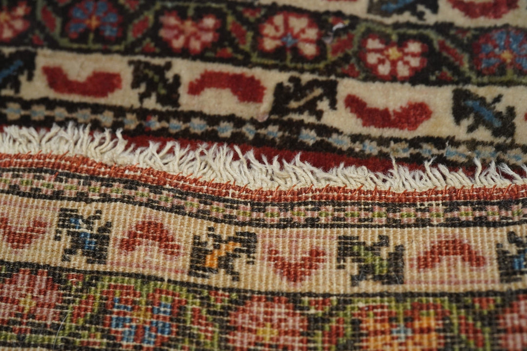 Antique Mohajeran Sarouk Rug 1'10'' x 2'9''