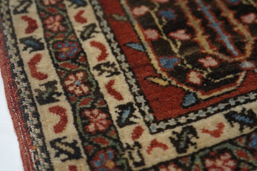 Antique Mohajeran Sarouk Rug 1'10'' x 2'9''