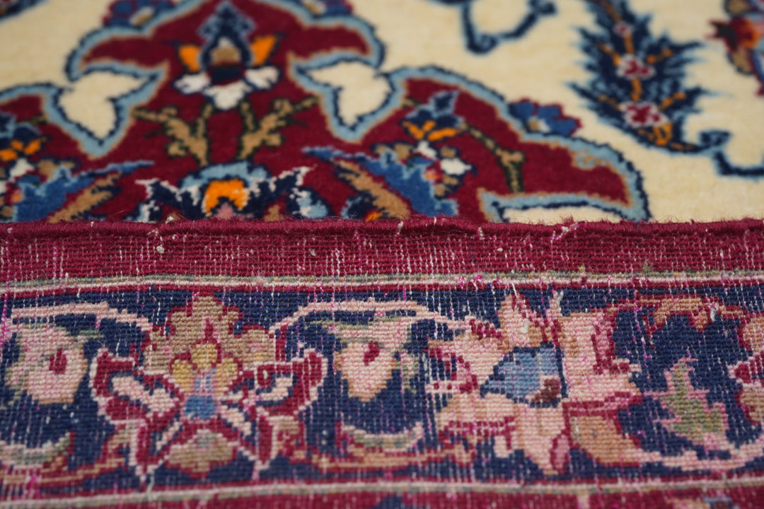 Extremely Fine Persian Isfahan Wool and Silk Rug 3'4'' x 5'0"