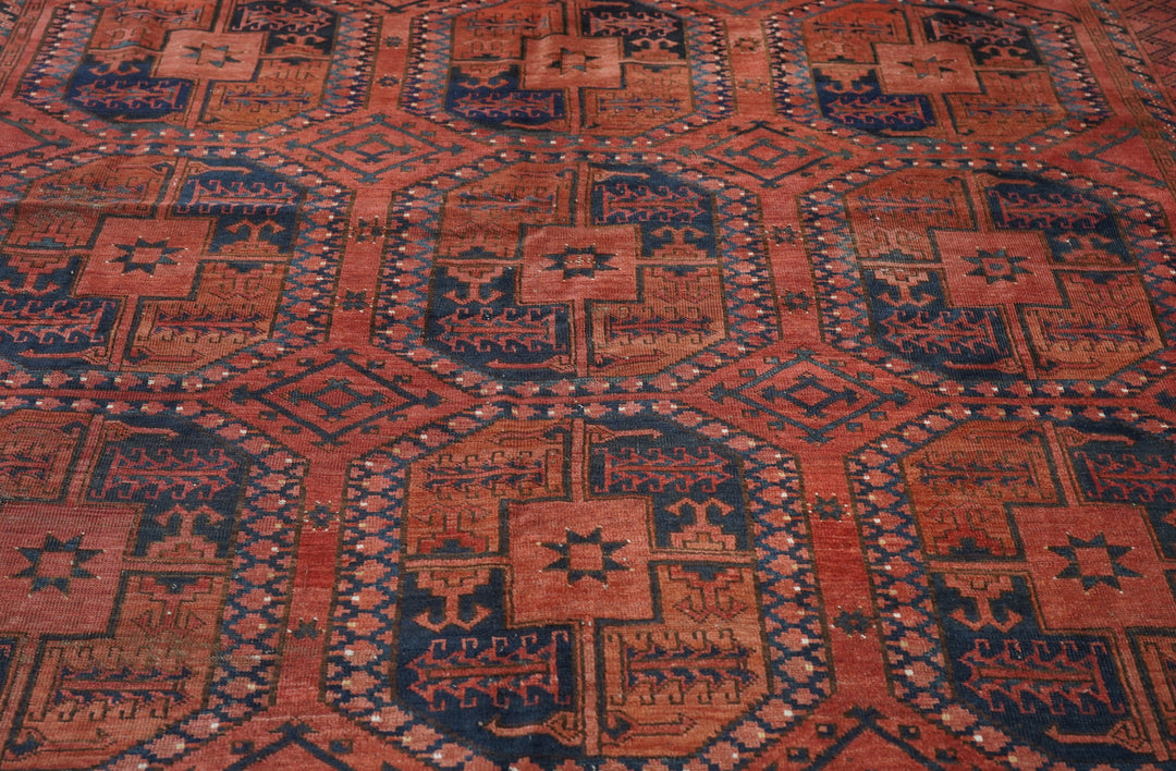 Vintage Bokhara Rug 7'8'' x 9'9''