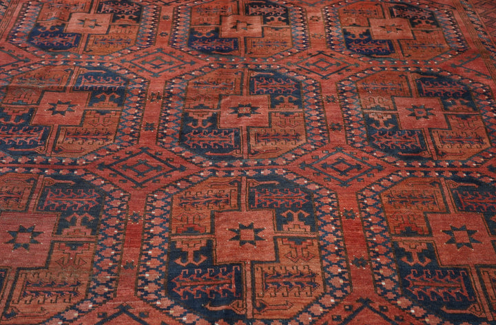 Vintage Bokhara Rug 7'8'' x 9'9''