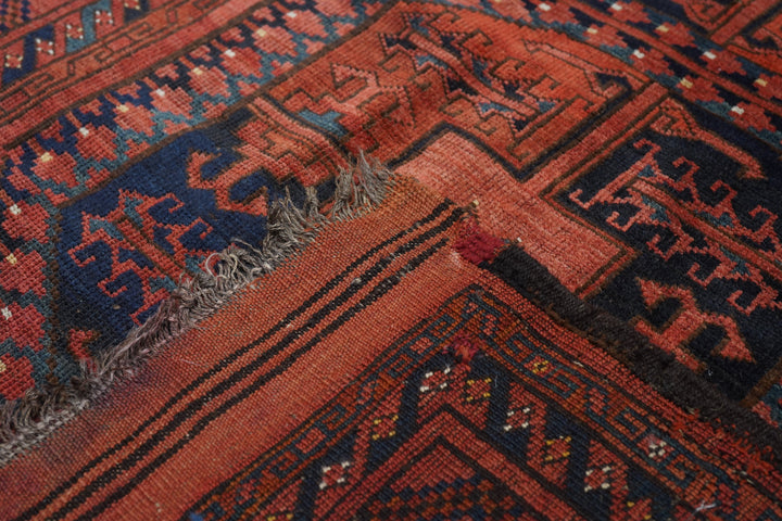 Vintage Bokhara Rug 7'8'' x 9'9''