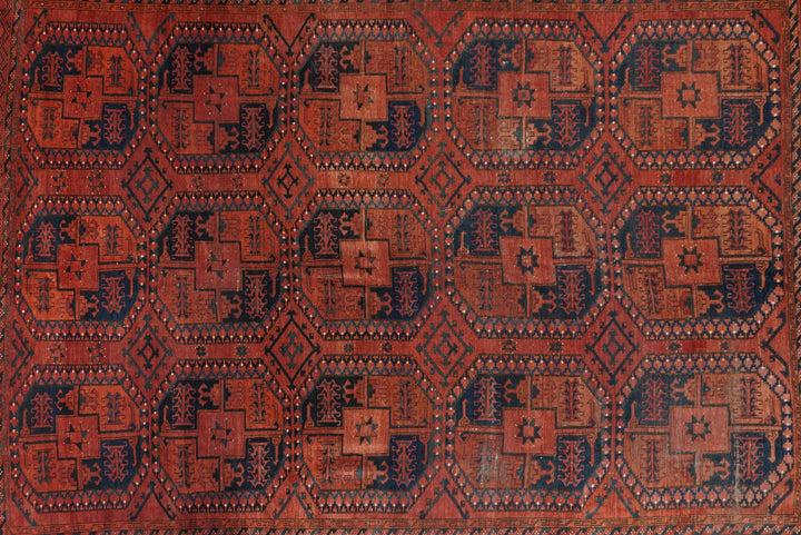 Vintage Bokhara Rug 7'8'' x 9'9''