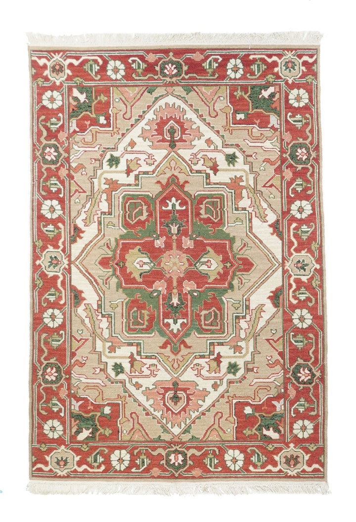 Turkish Sumak Rug 4'1'' x 6'1''