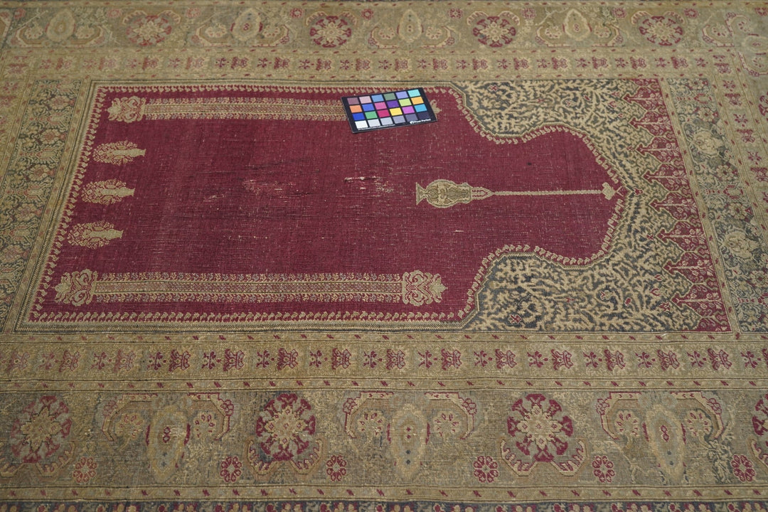 Antique Turkish Sivas Rug 4'3'' x 5'8''