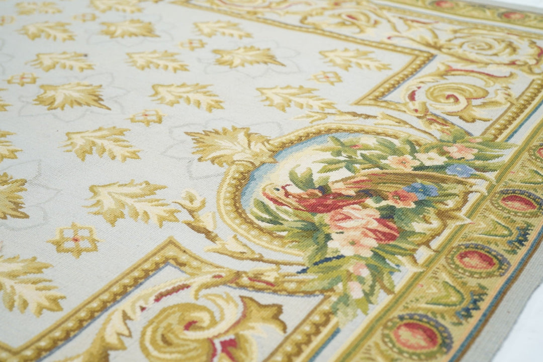 Aubusson Rug 4'0" x 6'0"