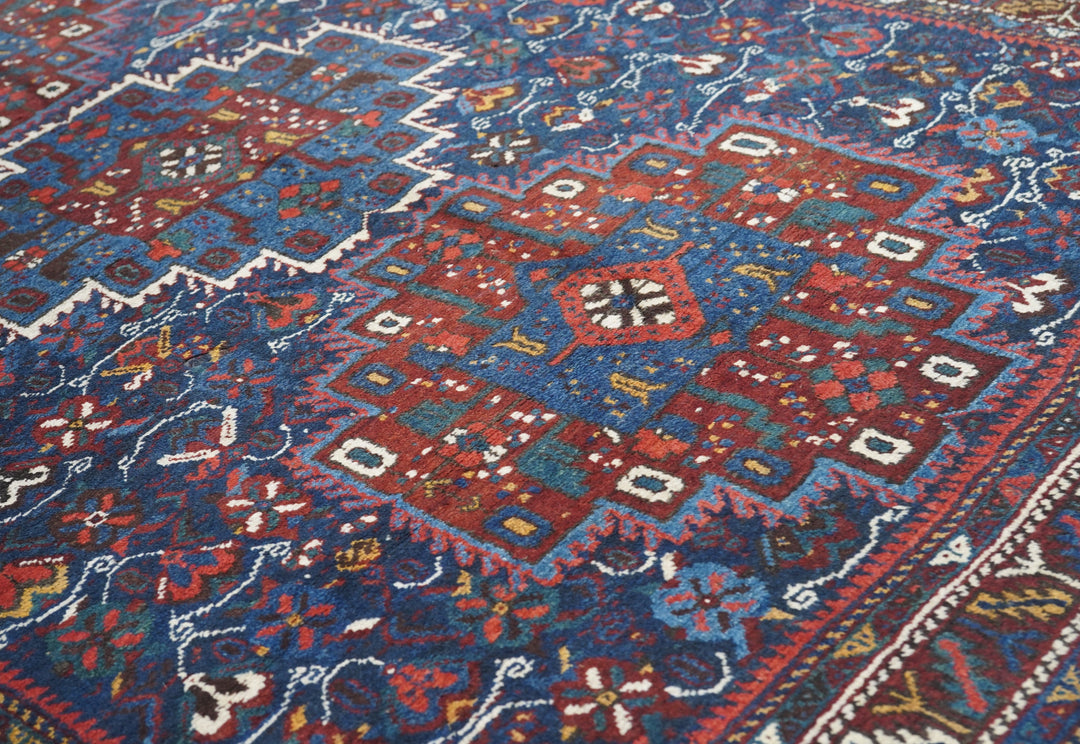 Antique Quashkai Shiraz Rug 5'5'' x 7'1''