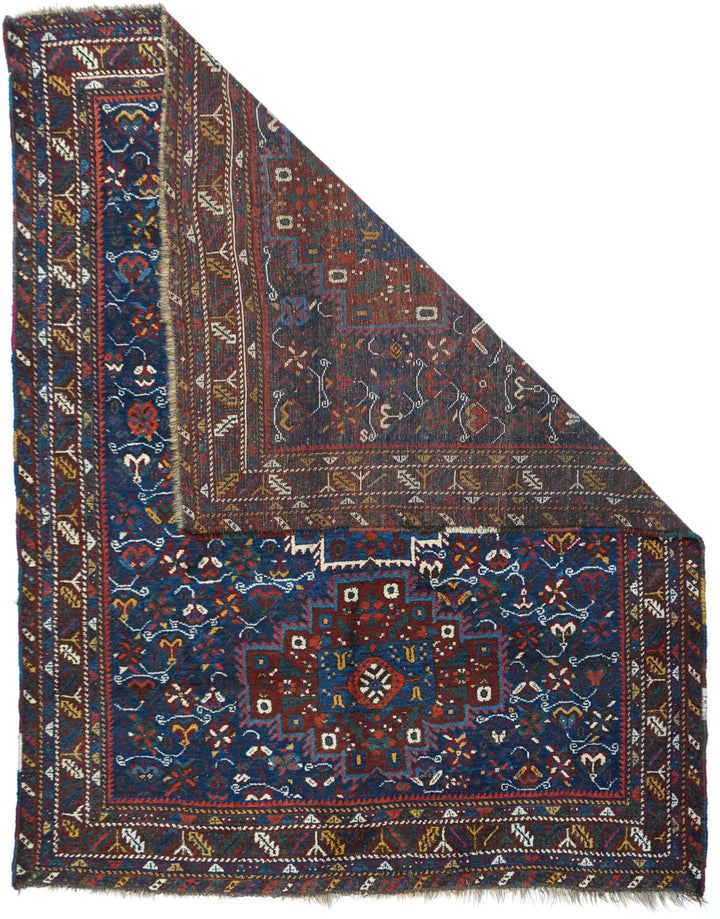 Antique Quashkai Shiraz Rug 5'5'' x 7'1''