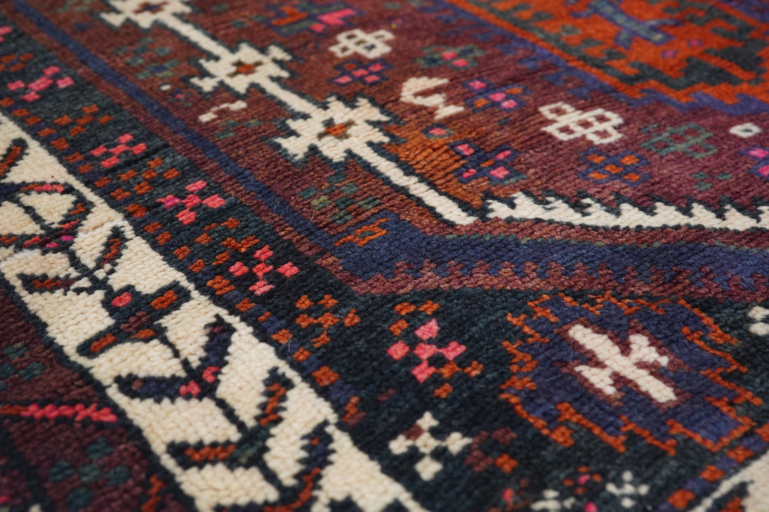 Vintage Balouch Rug 3'5'' x 6'2''