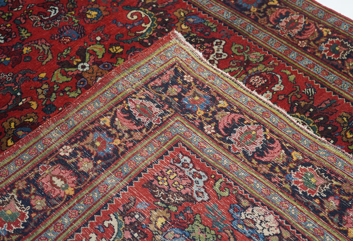 Antique Halvai Bijar Rug 4'7'' x 7'0''