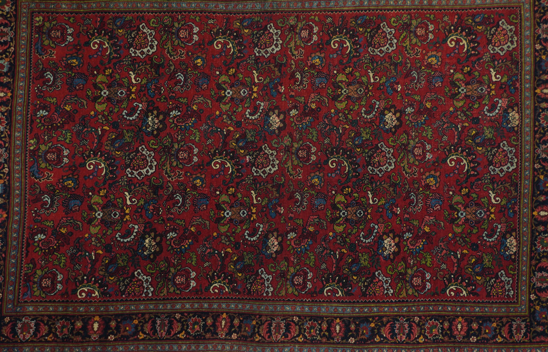 Antique Halvai Bijar Rug 4'7'' x 7'0''