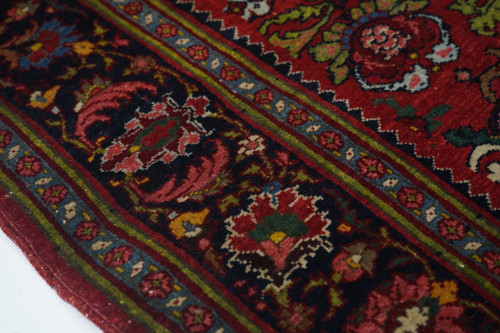 Antique Halvai Bijar Rug 4'7'' x 7'0''