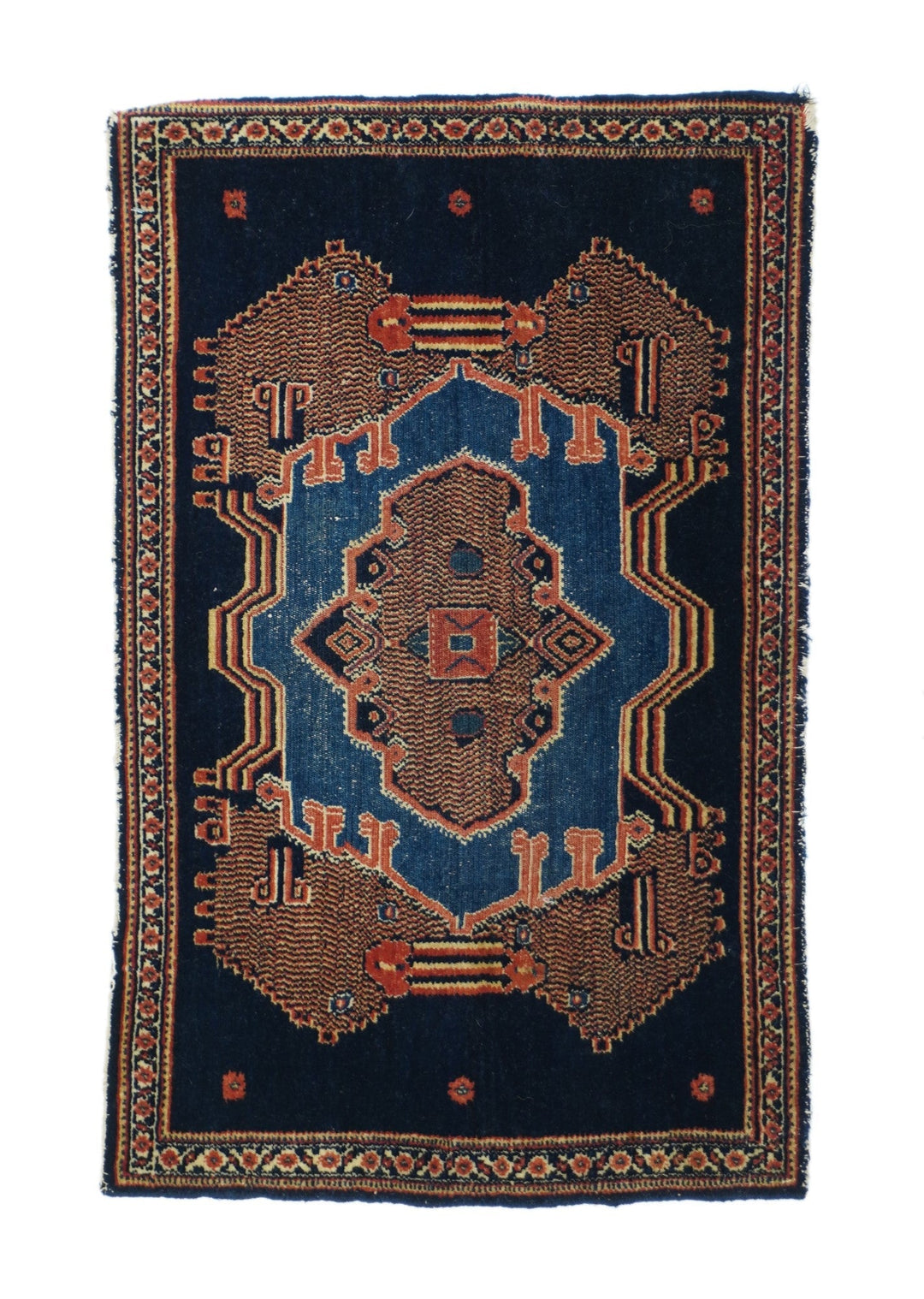 Antique Senneh Rug 1'9'' x 2'10''