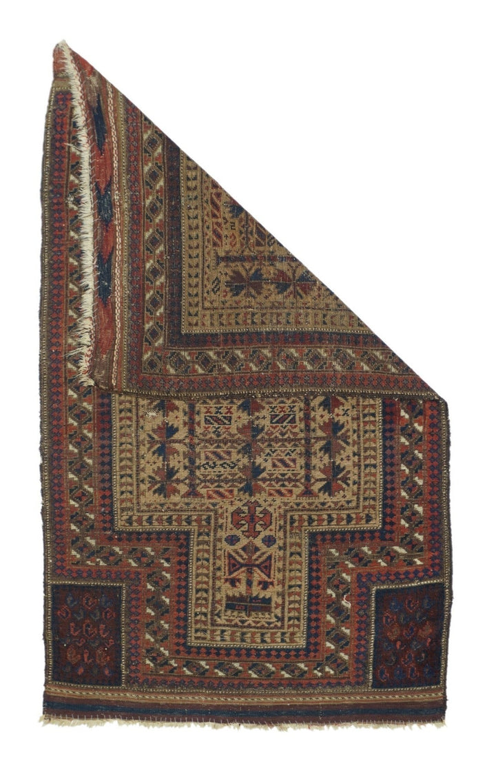 Antique Balouch Rug 2'8'' x 4'6''