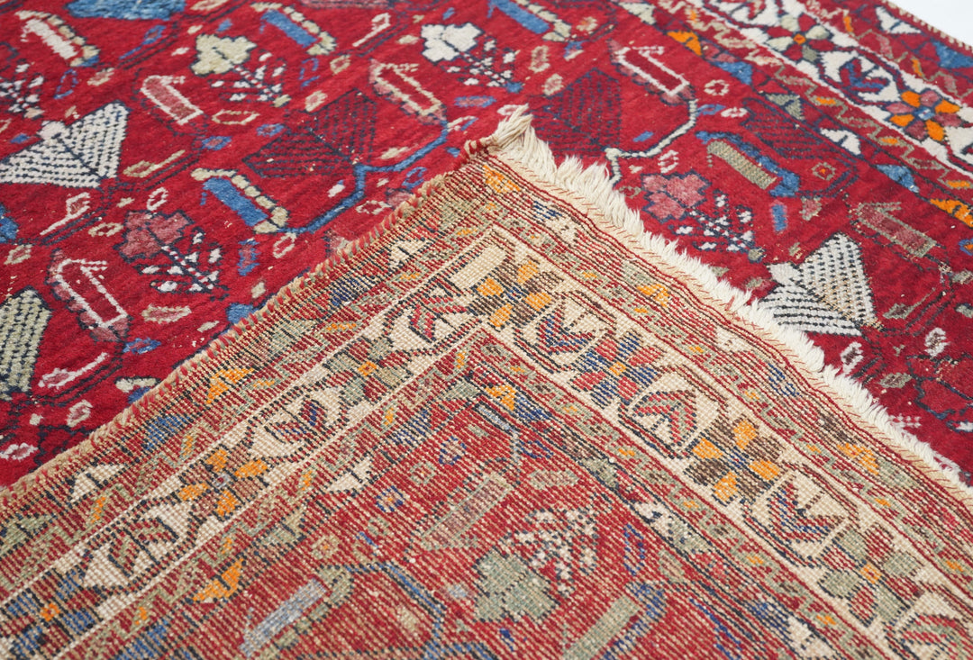 Antique Afshar Rug 5'0" x 6'5''