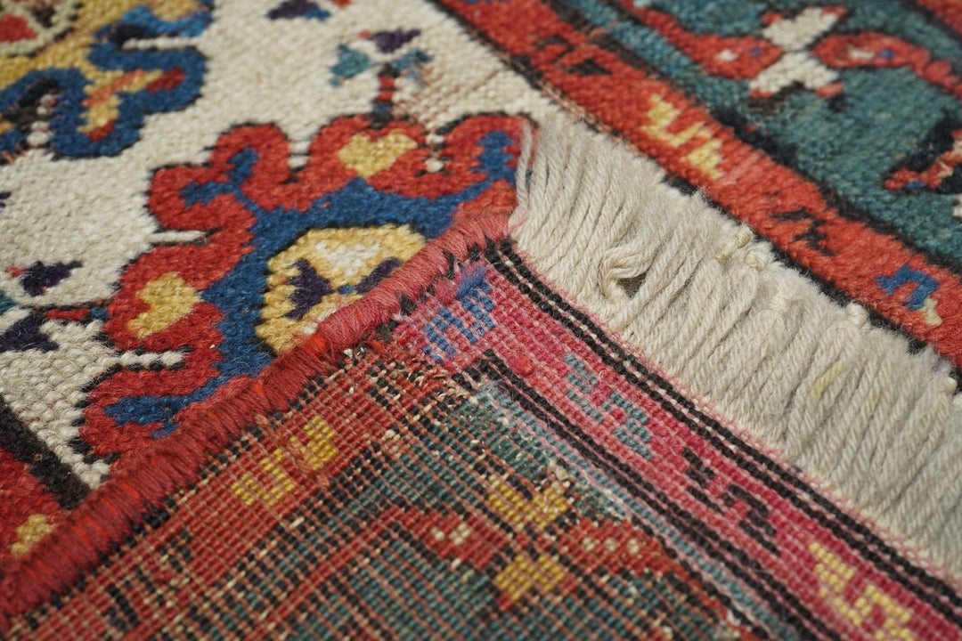 Antique Caucasian Talish Rug 3'7'' x 8'5''