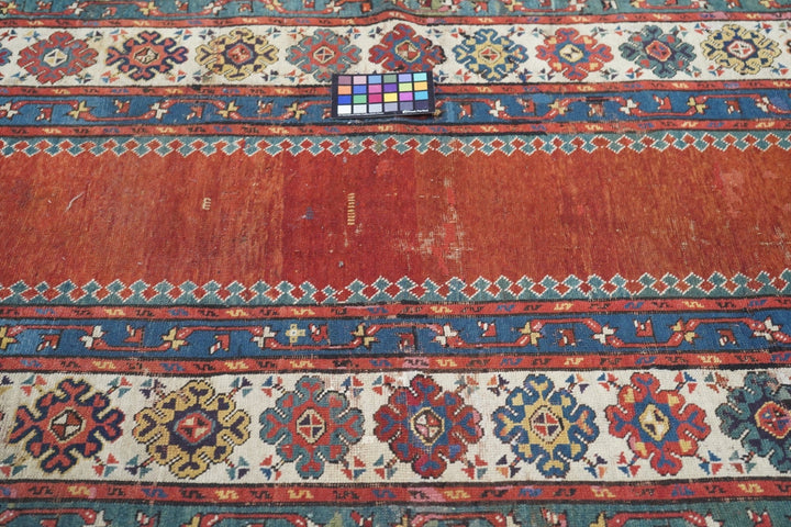 Antique Caucasian Talish Rug 3'7'' x 8'5''