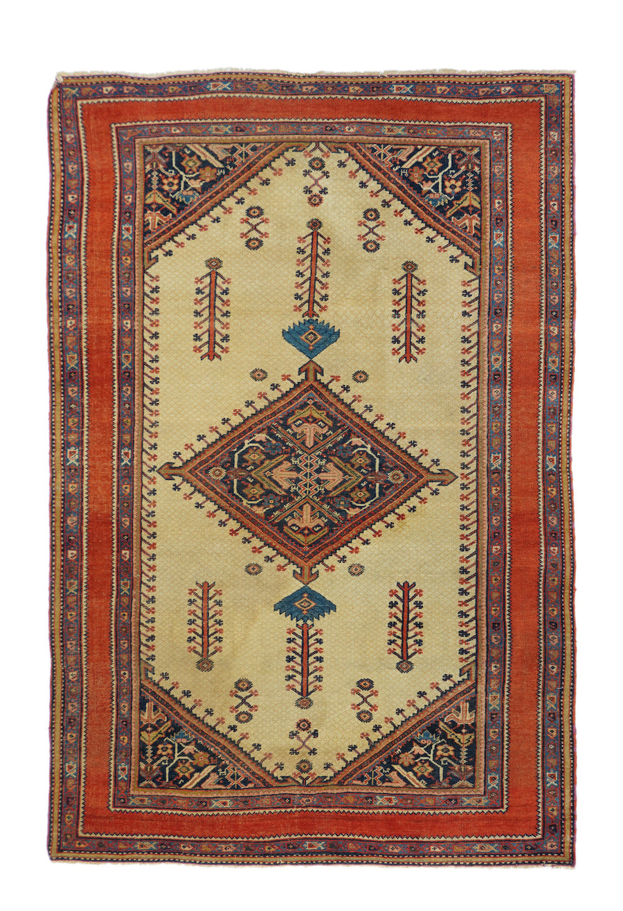 Antique Malayer Rug 4'2'' x 6'8''