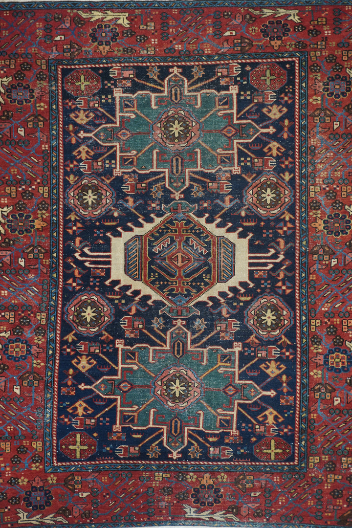 Antique Karajeh Rug 4'10'' x 6'3''