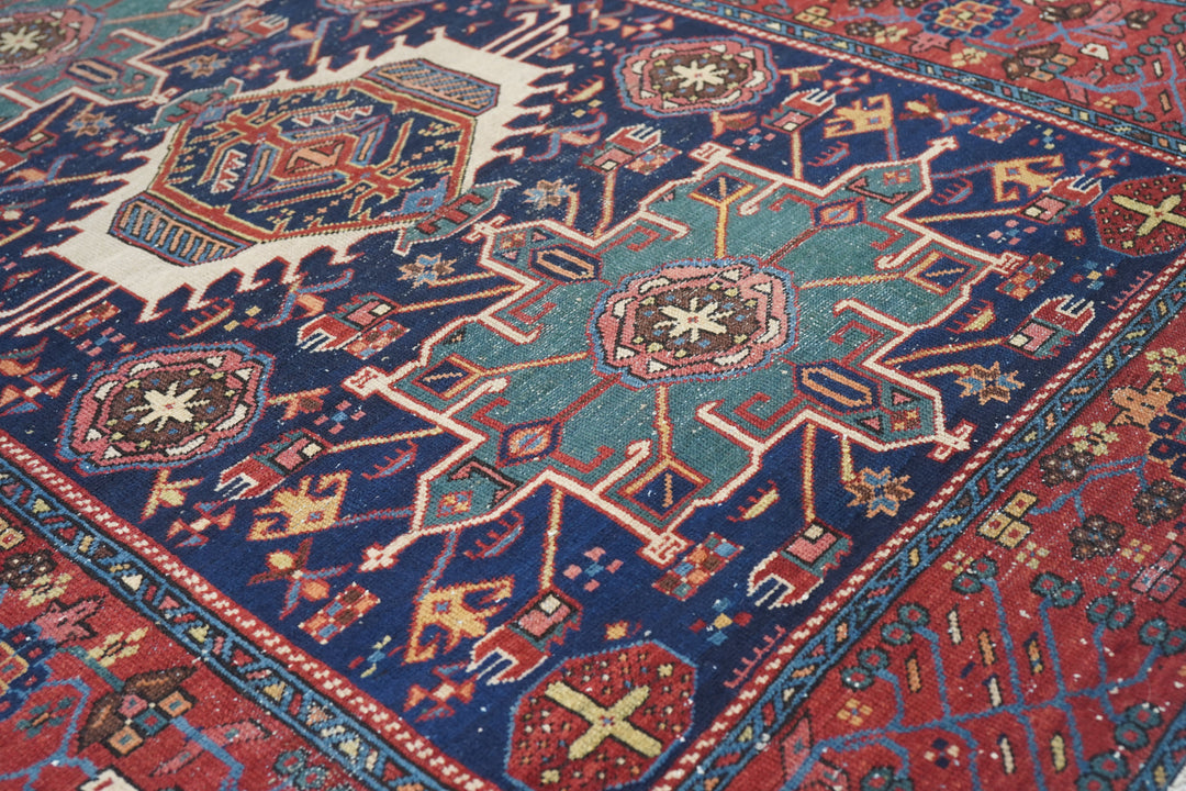 Antique Karajeh Rug 4'10'' x 6'3''