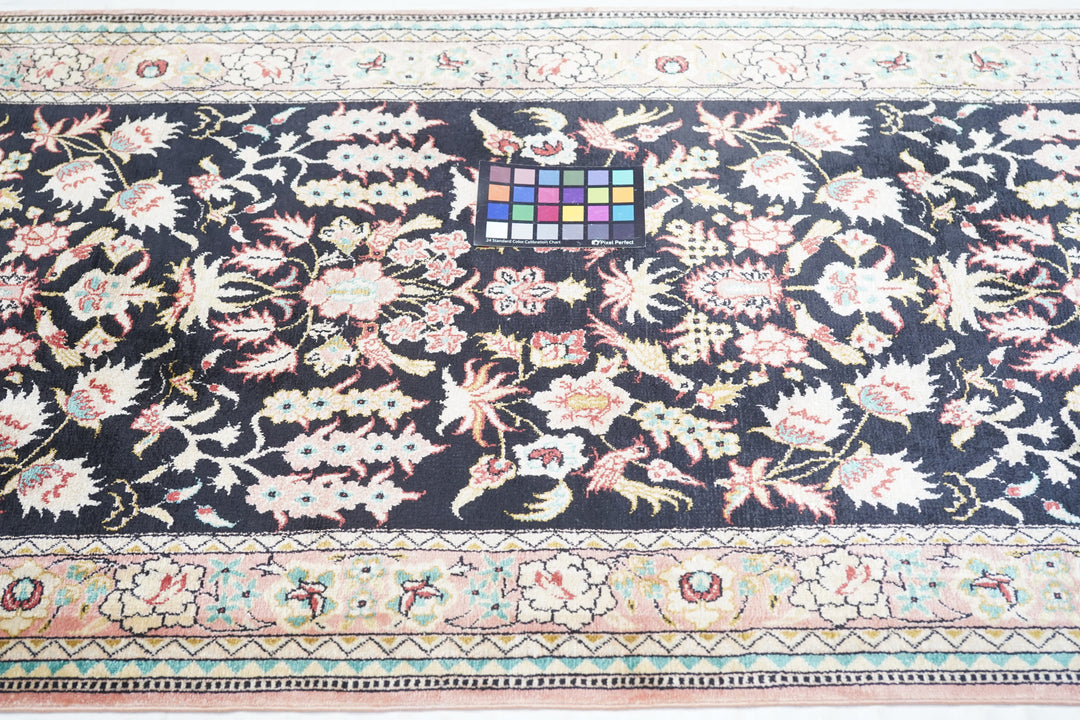 Fine Persian Silk Qum Runner 2'6'' x 10'2''