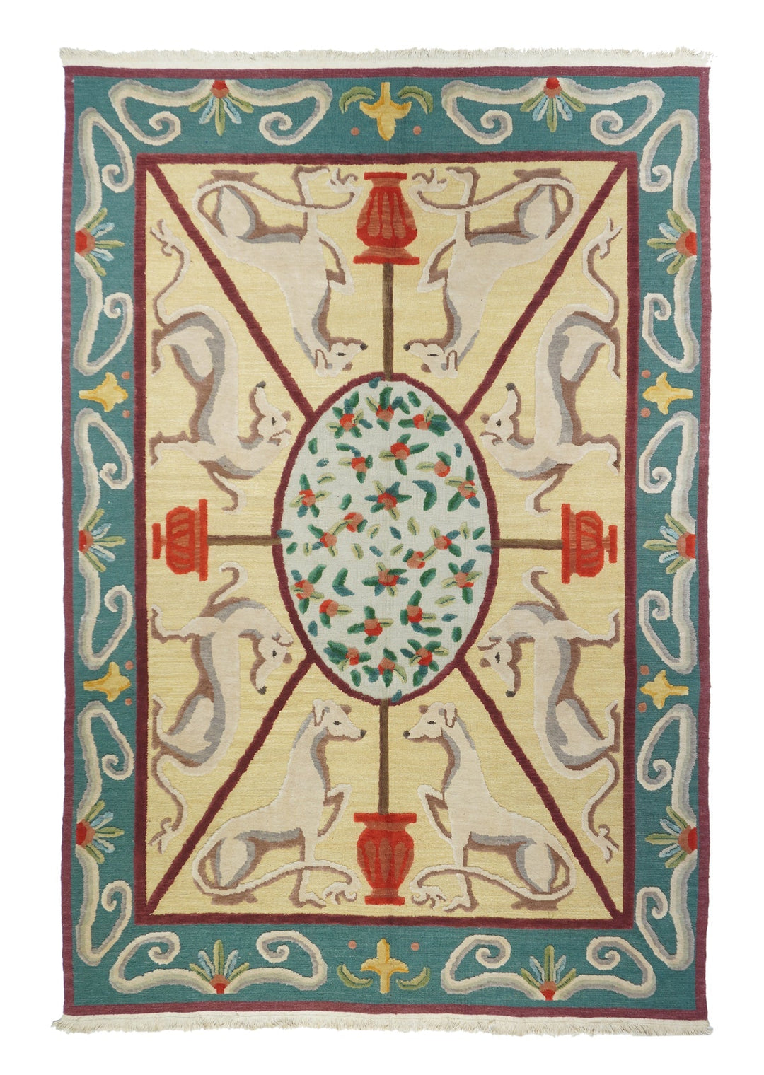 Turkish Sumak Rug 6' x 9'