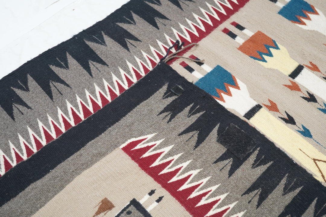 Vintage Navaho Rug 3'2'' x 5'8''