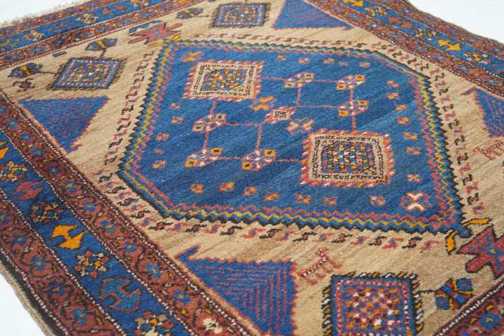 Antique Bakshayesh Rug 3'9'' x 4'9''