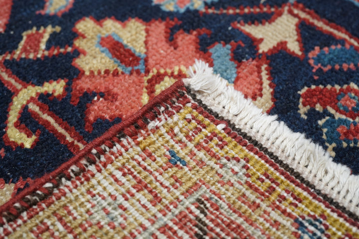 Antique Heriz Rug 4'4'' x 5'0"