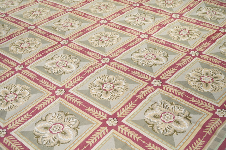 French Aubusson Design Rug 9' x 12'