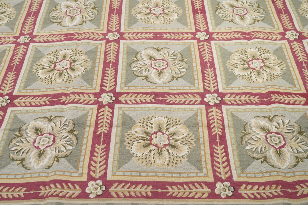 French Aubusson Design Rug 9' x 12'