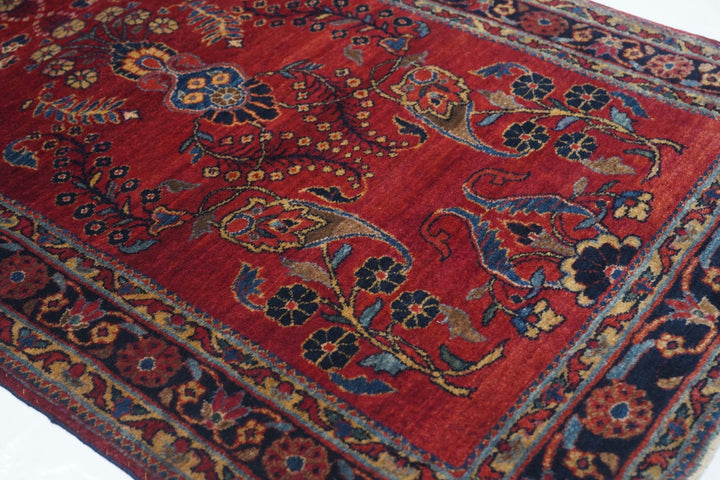 Antique Sarouk Rug 2'10'' x 6'4''